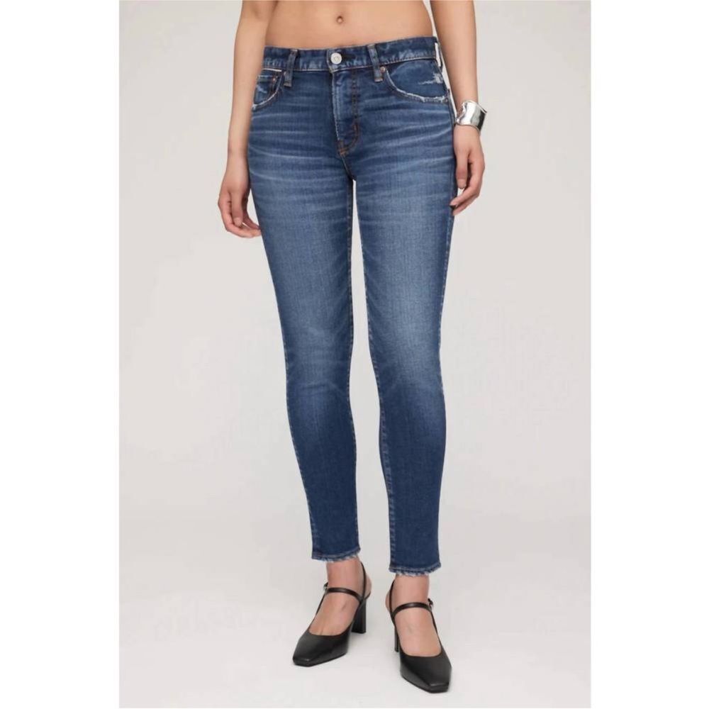 MOUSSY skinny jean in dark blue NWT $345